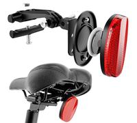 CITYWAY Supporto nascosto per Airtag, custodia furtiva per Airtag con riflettori per bici, supporto antifurto per reggisella per mountain bike e scooter