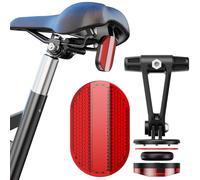 CITYWAY Supporto nascosto per SmartTag2, custodia furtiva per SmartTag2 con riflettori per bici, supporto antifurto per reggisella per mountain bike e scooter