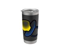 Ciuccio Baby Binky Succhietto Massaggiagengive Num Bicchiere termico in acciaio inox doppia parete