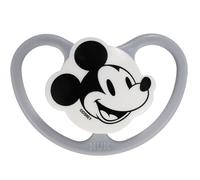 Ciuccio calmante, ciuccio ortodontico in silicone per neonati + custodia (DISNEY Mickey Mouse A, 6-18m)
