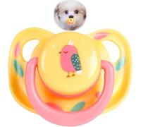 Ciuccio calmante in silicone per animali domestici, ciucci per cani di piccola taglia, ciucci per gattini, giocattoli per dentizione per cuccioli e giocattoli da masticare per gatti, forniture