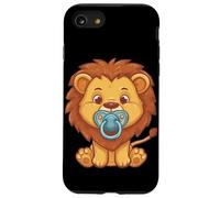Ciuccio carino animale per gli amanti del safari e dei leoni Custodia per iPhone SE (2020) / 7/8