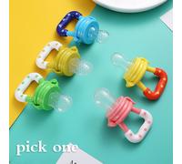 Ciuccio Con Alimentatore A Solito O Frutta, Gioco Di Dentizione Per Frutta Per Neonato Con Sacchetti Di Silicone. Tagli UnicaGeometricoSilicone