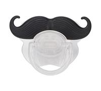 Ciuccio con baffi, divertente ciuccio con barba in silicone, piacevole per neonati senza BPA, materiale per uso alimentare, supporta lo sviluppo orale biologico