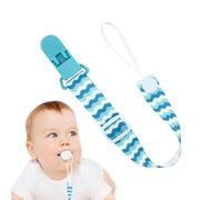 Ciuccio con clip, clip porta ciuccio per bambini - Cinghie per massaggiagengive per ciuccio, supporto per lenitivo al guinzaglio antigoccia - Cinghie per, Corda per per la dentizione