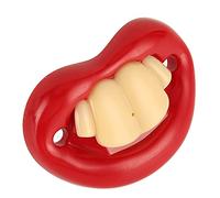Ciuccio Divertente con Denti in Silicone Carino per Ciuccio S per Bambini Ciucci Divertenti per Ciuccio Fittizio Inf