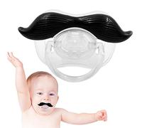 Ciuccio divertente per bambini, ciuccio baffi per bambini, in silicone morbido dolce ciuccio in silicone alimentare ciuccio per bambini per sparare oggetti di scena, per bambini