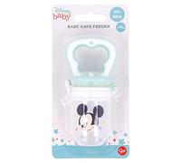 Ciuccio Frutta Disney Mickey Mouse per bambini piccoli in plastica alimentare, con all'interno un confortevole porta ciuccio.