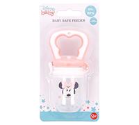Ciuccio Frutta Disney Minnie per bambini piccoli in plastica alimentare, include il portaciuccio per mantenere al sicuro il ciuccio.