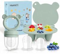 Ciuccio Frutta Neonati - Ciuccio per Alimenti Neonati senza BPA, Ciuccio per Frutta Neonati, Ciuccio Frutta Allevia il Dolore alle Gengive, Baby Fruit Feeder (Verde)