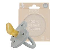 Ciuccio in gomma naturale colorata HEVEA con pigmenti di colore naturale, a base vegetale, senza BPA e approvato per il contatto con gli alimenti(grigio meraviglioso, tettarella ortodontica 3-36 mesi)