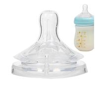 Ciuccio in silicone, lecca-lecca in silicone per bambini piccoli dentizione petalo bottiglia di latte, giocattolo massaggiagengive morbido ed elastico per la casa, i viaggi, il picnic e il campo
