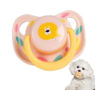 Ciuccio in silicone per cani da compagnia, 3 ciucci per cani di piccola taglia, Ciuccio per cani di piccola taglia, Giocattolo da masticare per gatti, Ciuccio calmante per gattini, Giocattolo per cani
