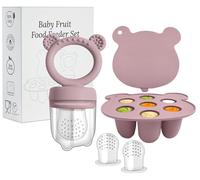 Ciuccio Mam Frutta - Baby Fruit Food Feeder & Mini Freezer Nibble Tray Combo