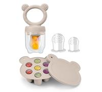Ciuccio Mam Frutta - Ciuccio Frutta Neonati 4M+ - Stampo per Ghiaccioli al Latte Materno - Silicone Morbido Senza BPA - Facile da Pulire - Regalo Perfetto per Neonati