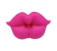 Ciuccio neonato | divertimento baby bacio labbra ciuccio carino labbra bocchetta bambino solo ciuccio silicone ciuccio perfetto regalo baby shower per piccoli ragazzi o ragazze rosa rossa