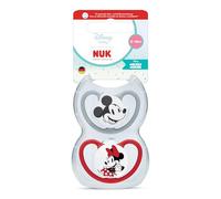 Ciuccio NUK Perfect Match Air | 6-18 mesi | Ciucci ortodontici che favoriscono il flusso d'aria e prevengono le irritazioni da sbavatura | Accettato dal 95% dei bambini** | Minnie Mouse | 2 pezzi