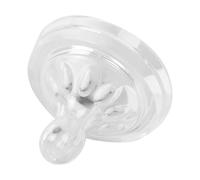 Ciuccio per latte materno - Ciuccio, petalo in silicone per capezzolo naturale al seno, attacco biberon a collo largo, da viaggio, allattamento a casa