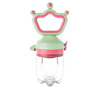 Ciuccio per mangiatoia, Ciuccio per frutta per bambini, Ciuccio per mangiatoia in silicone, Sacchetti in silicone per ciuccio per alimenti durevoli, Giocattolo per la dentizione di frutta per,
