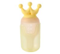 Ciuccio per medicinali, biberon per bambini, a forma di corona, dispenser anti-soffocamento, per bere acqua, per viaggi su strada e asilo