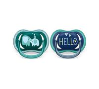 2 ciucci ultra air 18+ mesi colore verde/blu - philips avent