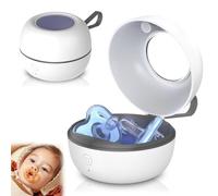 Ciuccio portatile, sterilizzatore, portatile, scatola di sterilizzazione UV per ciuccio, sterilizzazione 99,99% in 3 minuti