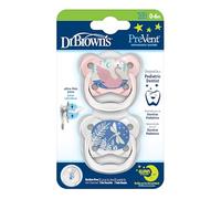 Dr. Brown 's Prevent Ciuccio Notturno Rosa T/1 0-6M