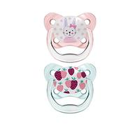 Ciuccio Prevent Scudo Farfalla T-1 0-6 mesi Rosa