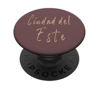 Ciudad del Este Paraguay Design elegante vintage PopSockets PopGrip Adesivo
