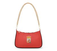 Ciudad Real Province Flag Lady One Shoulder Bag per le donne Party Dressy Purse Hobo Vivid Pochette borsetta chiusura cerniera