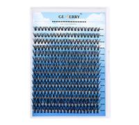 Ciuffetti 240 pcs 30D Cluster Volume Russo 8-16mm mix 0.07 mm Curvatura D Fai Da Te a Casa per Principianti Individuali Professional Naturali Ciglia Finte Gemerry Extension Ciglia（30D-0.07D,8-16MIX）