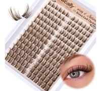 Ciuffetti di ciglia soffici, extension per ciglia, fai da te, extension per ciglia, 80D, singole ciglia D 10-18 mm, ciuffetti di ciglia