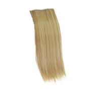Ciuffi Capelli CAPELLI Sintetici Invisibili Lisci Cuscinetti For Capelli Clip In Un Pezzo 2Clips Aumentano Il Volume Dei Extension For Copertura Laterale Superiore(20cm-m27-613)
