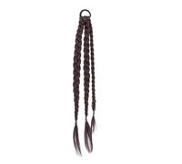 Ciuffi Capelli Di Cavallo Sintetica Elastico Intrecciato Treccia Twist Extension For Capelli Nero Marrone Vari Stili For Donne E Bambini(1B/30HL)