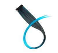 Ciuffi Capelli Estensioni sintetiche for capelli con clip in un unico pezzo, 50 cm, lisci lunghi, for donne e ragazze, arcobaleno, 57 colori(12)
