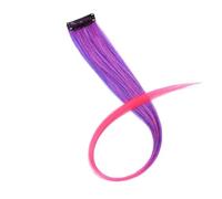 Ciuffi Capelli Estensioni sintetiche for capelli con clip in un unico pezzo, 50 cm, lisci lunghi, for donne e ragazze, arcobaleno, 57 colori(25X50-50-S)