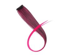 Ciuffi Capelli Estensioni sintetiche for capelli con clip in un unico pezzo, 50 cm, lisci lunghi, for donne e ragazze, arcobaleno, 57 colori(6)