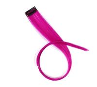 Ciuffi Capelli Estensioni sintetiche for capelli con clip in un unico pezzo, 50 cm, lisci lunghi, for donne e ragazze, arcobaleno, 57 colori(34)