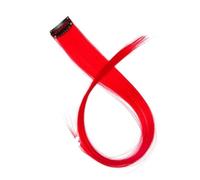 Ciuffi Capelli Estensioni sintetiche for capelli con clip in un unico pezzo, 50 cm, lisci lunghi, for donne e ragazze, arcobaleno, 57 colori(27)