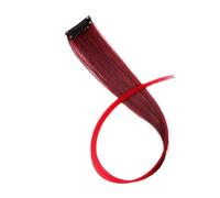 Ciuffi Capelli Estensioni sintetiche for capelli con clip in un unico pezzo, 50 cm, lisci lunghi, for donne e ragazze, arcobaleno, 57 colori(G)