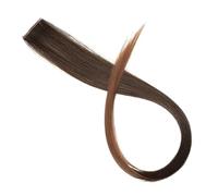 Ciuffi Capelli Extension For Capelli Colorati Con Mèches Arcobaleno Lunghe E Lisce Sintetiche Da 22" Clip In Un Unico Pezzo, Sfumate Rosa, Viola, Verde Giallo(66H)
