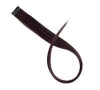 Ciuffi Capelli Extension For Capelli Colorati Con Mèches Arcobaleno Lunghe E Lisce Sintetiche Da 22" Clip In Un Unico Pezzo, Sfumate Rosa, Viola, Verde Giallo(2I33)