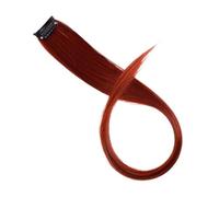 Ciuffi Capelli Extension For Capelli Colorati Con Mèches Arcobaleno Lunghe E Lisce Sintetiche Da 22" Clip In Un Unico Pezzo, Sfumate Rosa, Viola, Verde Giallo(15)