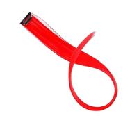 Ciuffi Capelli Extension For Capelli Colorati Con Mèches Arcobaleno Lunghe E Lisce Sintetiche Da 22" Clip In Un Unico Pezzo, Sfumate Rosa, Viola, Verde Giallo(12)