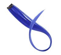 Ciuffi Capelli Extension For Capelli Colorati Con Mèches Arcobaleno Lunghe E Lisce Sintetiche Da 22" Clip In Un Unico Pezzo, Sfumate Rosa, Viola, Verde Giallo(20)