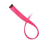 Ciuffi Capelli Extension For Capelli Colorati Con Mèches Arcobaleno Lunghe E Lisce Sintetiche Da 22" Clip In Un Unico Pezzo, Sfumate Rosa, Viola, Verde Giallo(16)