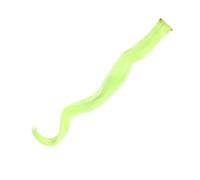 Ciuffi Capelli Extension For Capelli Sintetici Con Messa In Evidenza Colorata, Clip In Un Unico Pezzo, Parrucca Lunga E Liscia For Donna, Blu Marrone, 2 Toni Di(Q 29)