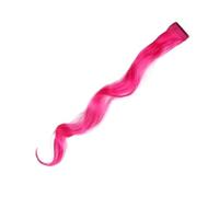 Ciuffi Capelli Extension For Capelli Sintetici Con Messa In Evidenza Colorata, Clip In Un Unico Pezzo, Parrucca Lunga E Liscia For Donna, Blu Marrone, 2 Toni Di(Q 11)