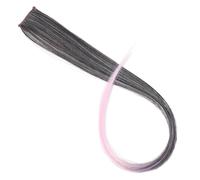 Ciuffi Capelli Extension For Capelli Sintetici Lunghi Lisci Con Riflessi Arcobaleno, Finti, Una Clip In Un Pezzo For Da Donna, Rosa, Viola, Rosso(59H)