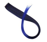 Ciuffi Capelli Extension For Capelli Sintetici Lunghi Lisci Con Riflessi Arcobaleno, Finti, Una Clip In Un Pezzo For Da Donna, Rosa, Viola, Rosso(62H)